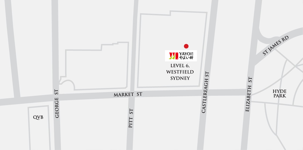 Yayoi Westfield Sydney Location Map