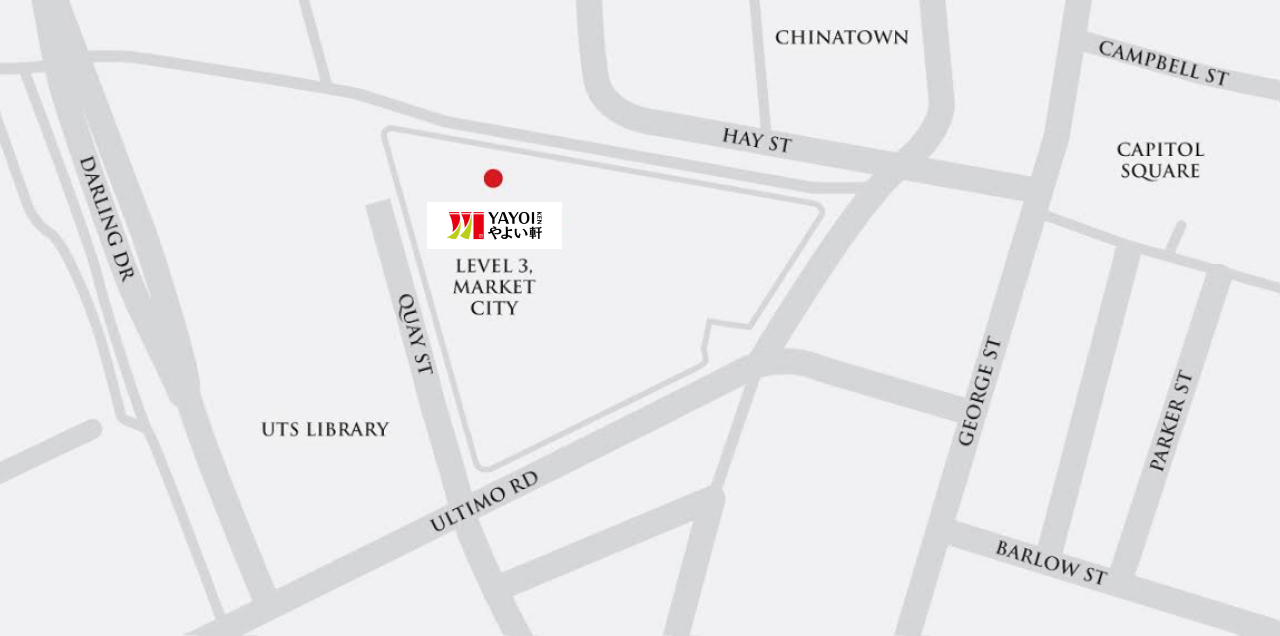 Yayoi Sydney Market City, China Town Location Map